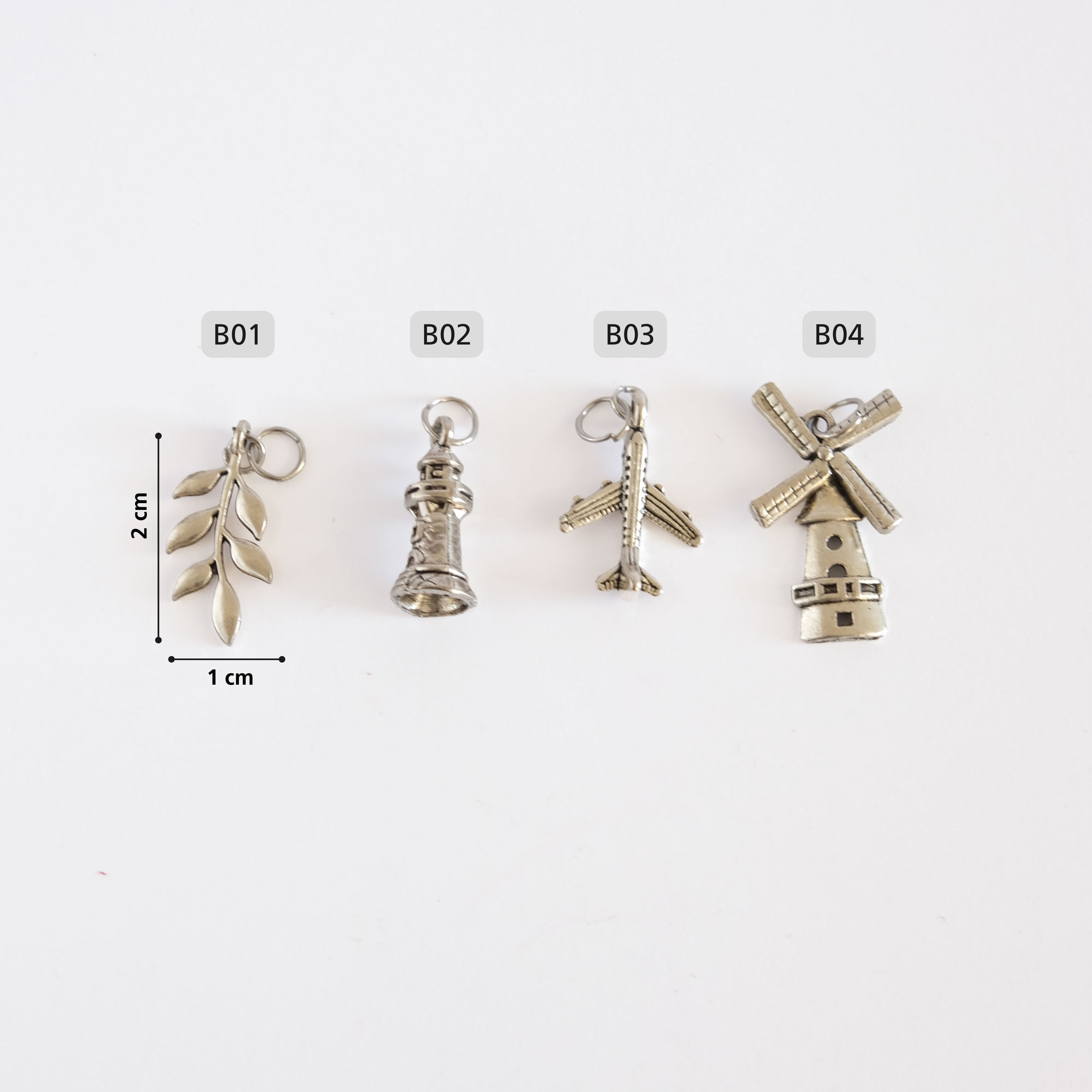 Charms Plateados