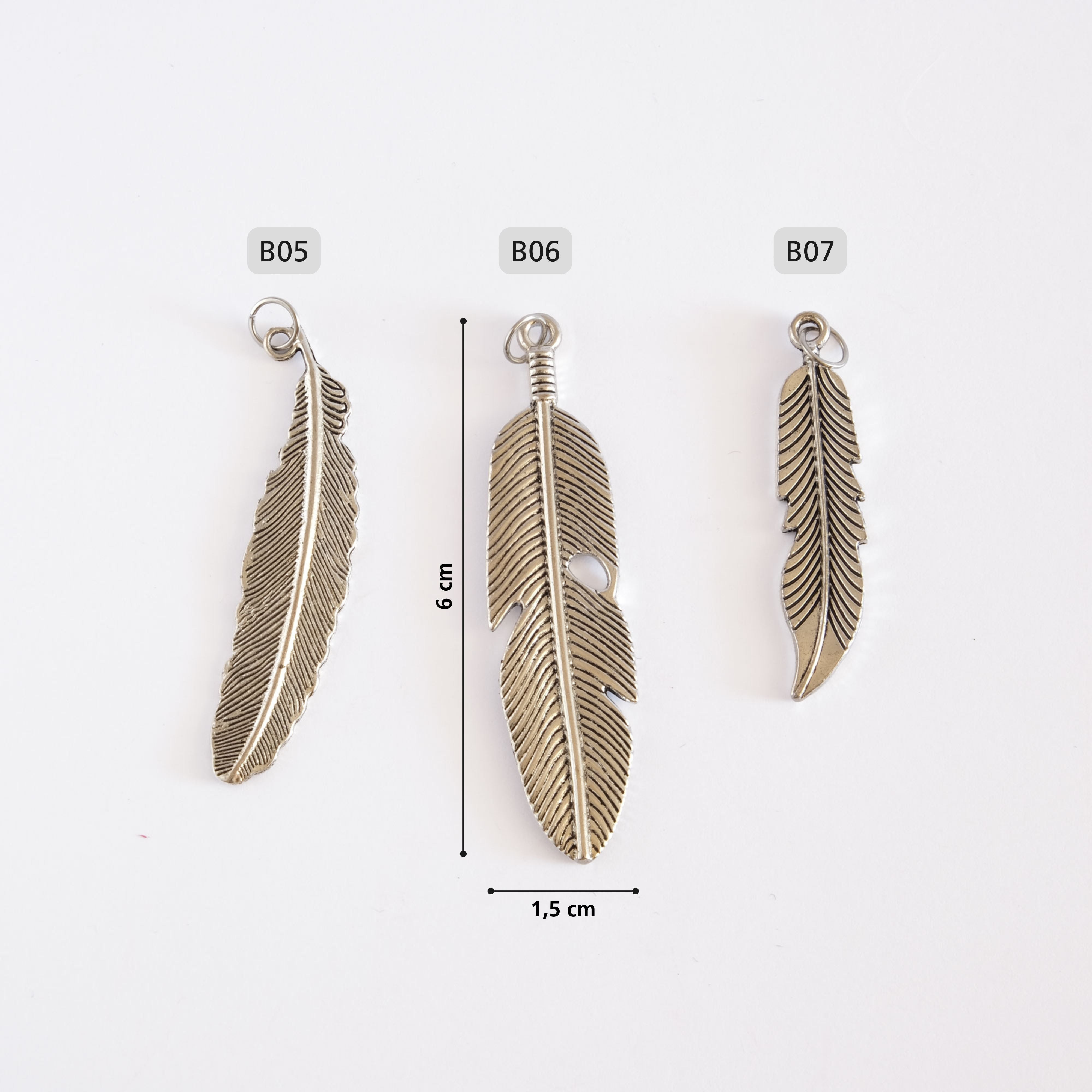 Charms Plateados