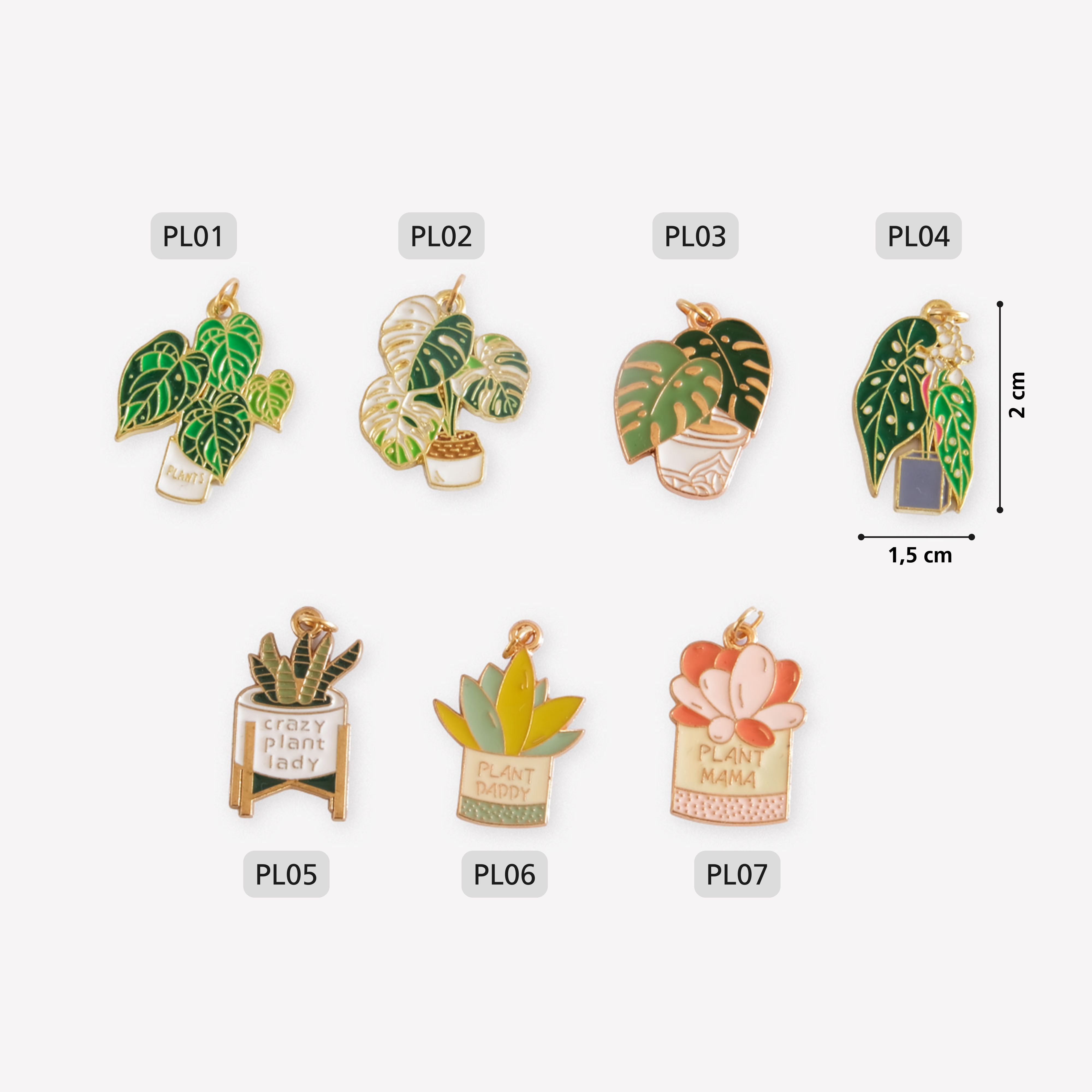 Charms Plantas